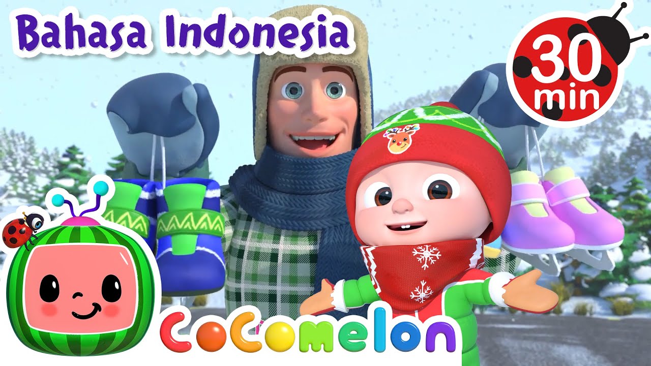 Lagu Musim Dingin Bersalju⛄ | CoComelon | Kartun Lagu Anak | Moonbug Kids Indonesia | Nursery Rhymes