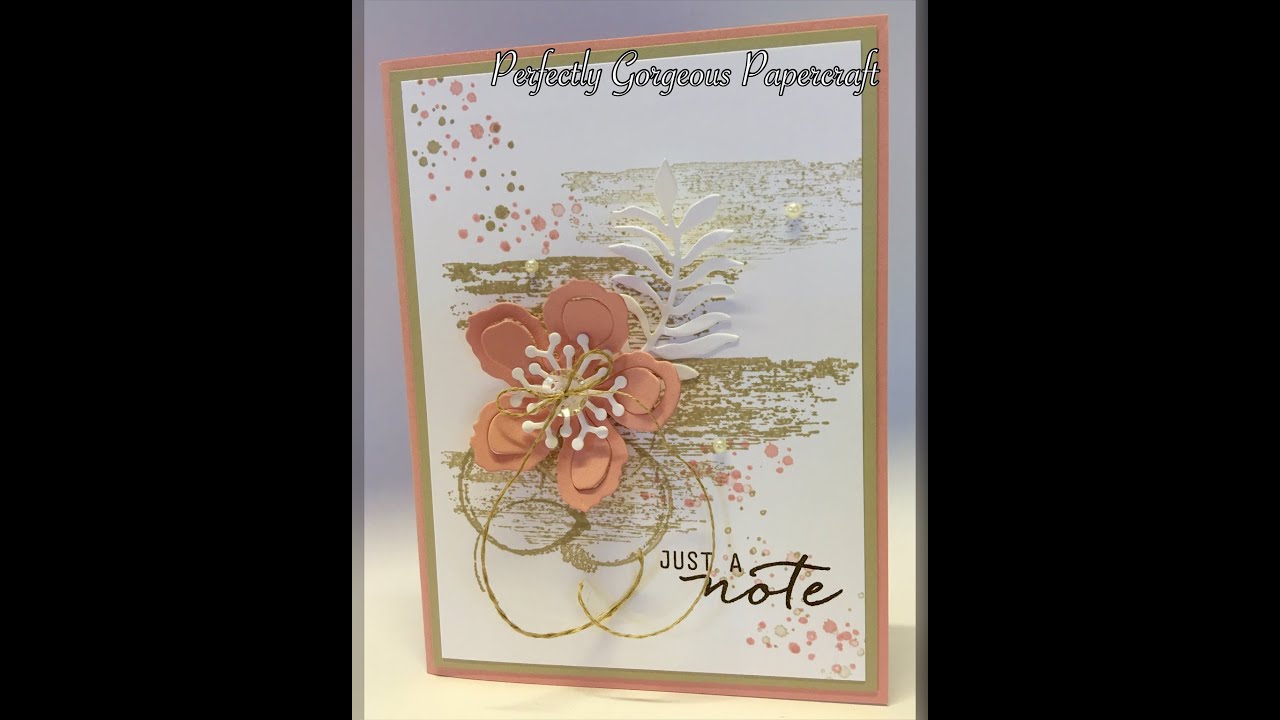 Stampin Up Botanical Builder Thinlits and Timeless Textures Stamp Set