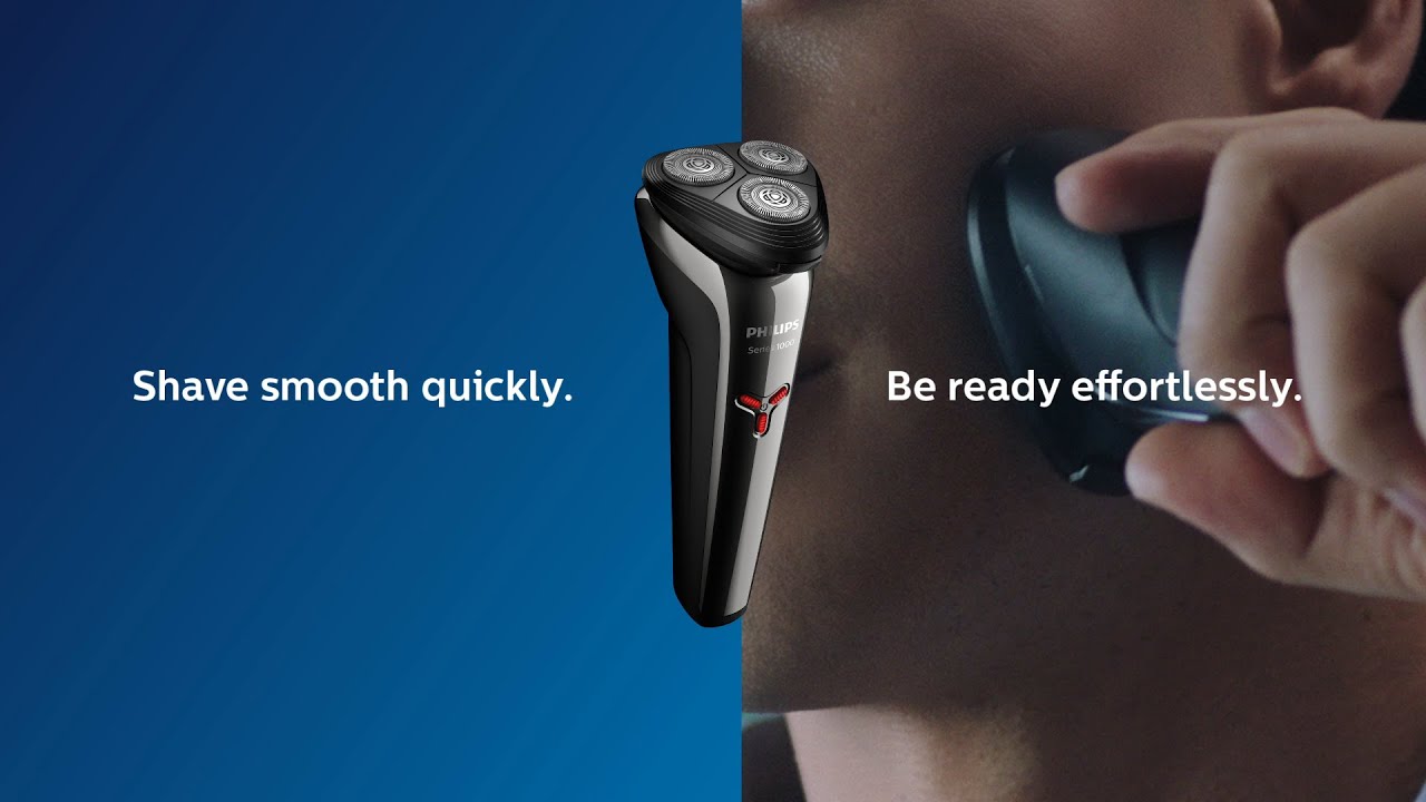 Как бриться новой серией Philips S1000
