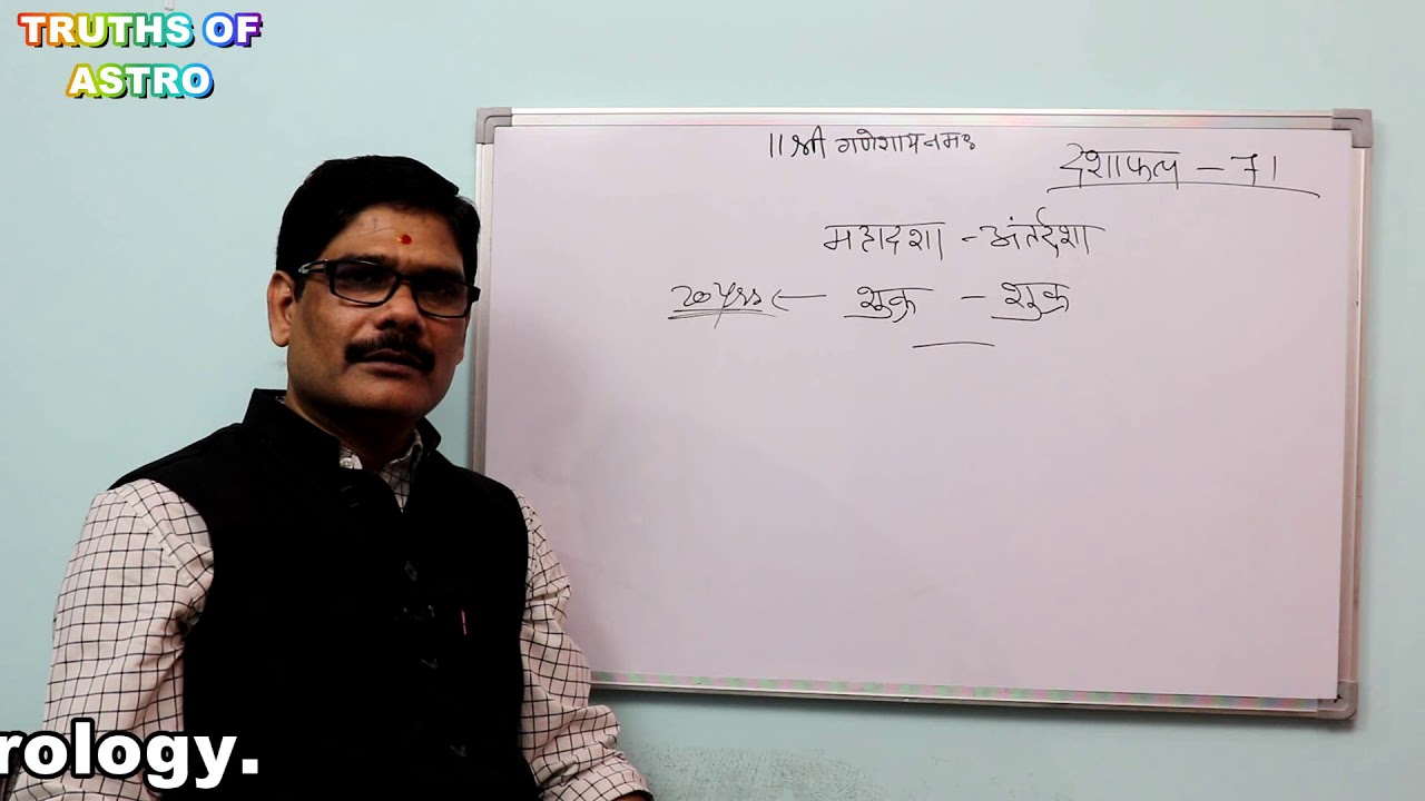 Vimsholttari Dasha Phal 71,  शुक्र की महादशा में शुक्र के अन्तर्दशा का फल, Sub period of Venus