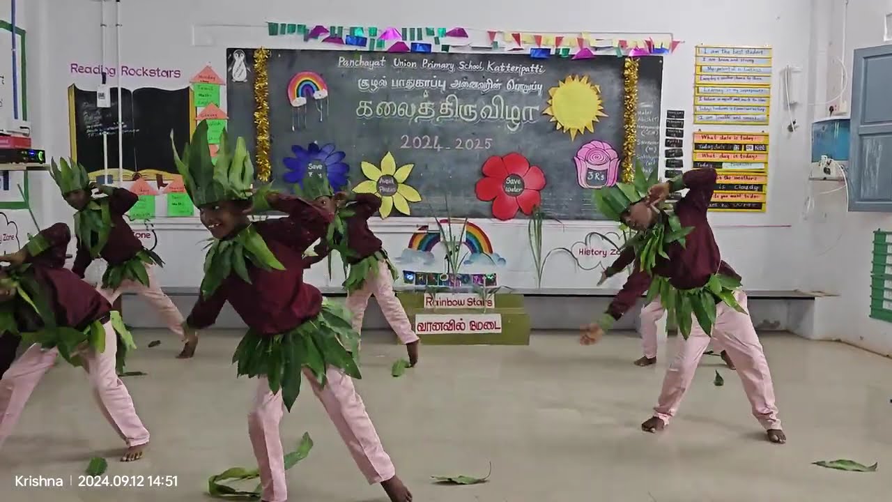சுற்றுச்சூழல் பாதுகாப்பு நடனம் கலைத்திருவிழா 2024- 2025