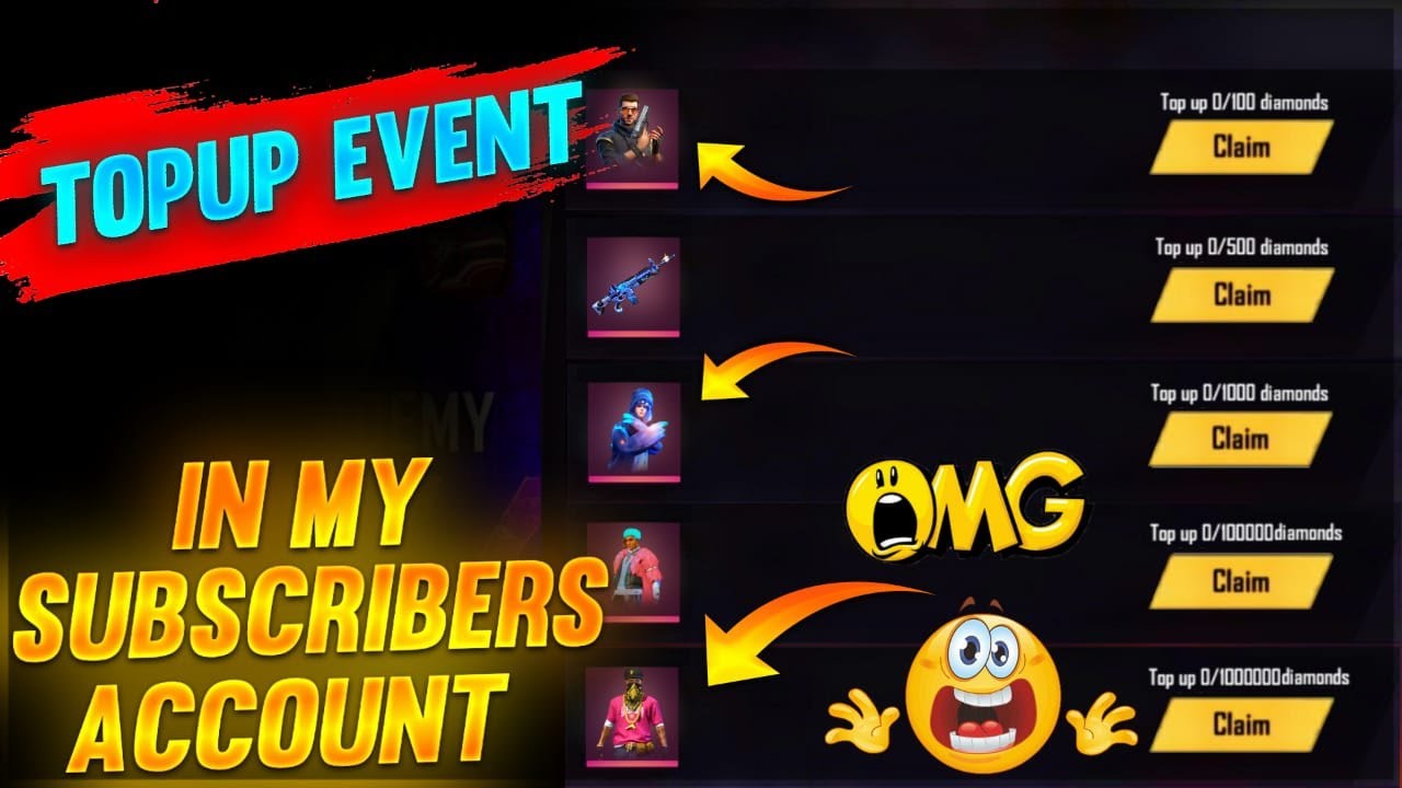 MY SUBSCRIBER REACTION 😵OMG😲ALL ITEM PERMANENT - GARENA FREEFIRE