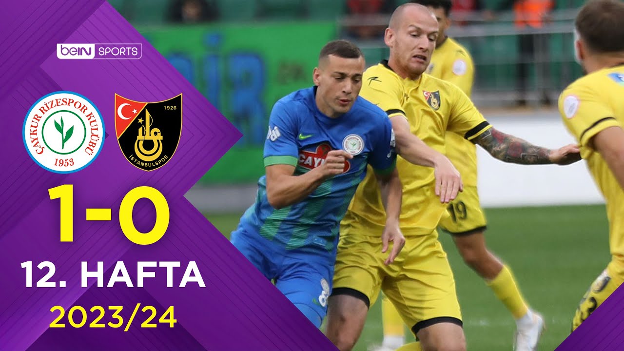 Çaykur Rizespor (1-0) İstanbulspor | 12. Hafta - Trendyol Süper Lig 2023/2024