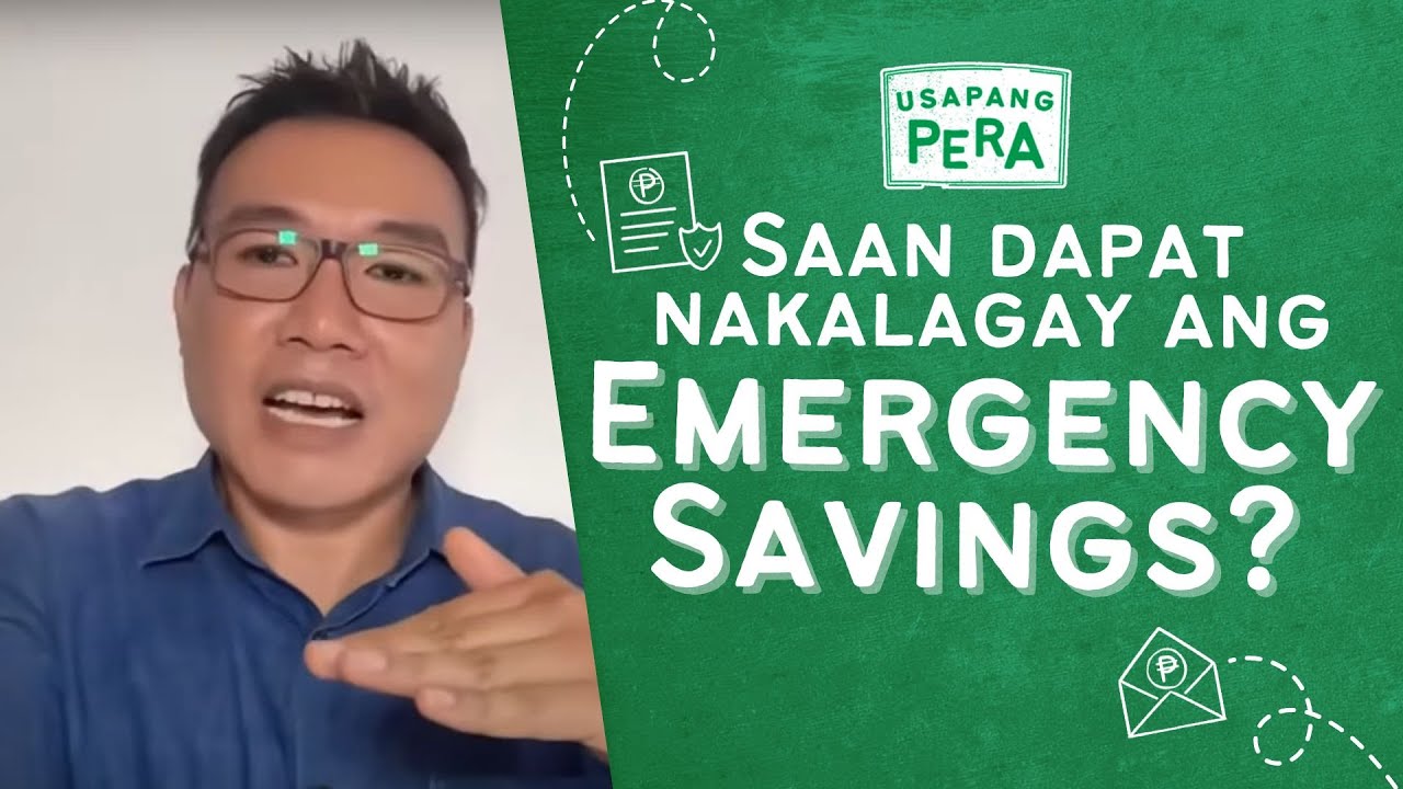Vince Rapisura 2139: Saan dapat nakalagay ang emergency savings?