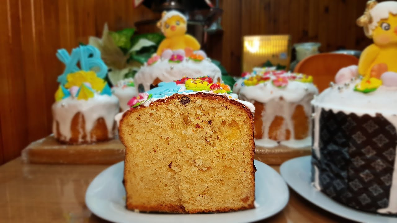 Вкусный пасхальный кулич как у бабушки!