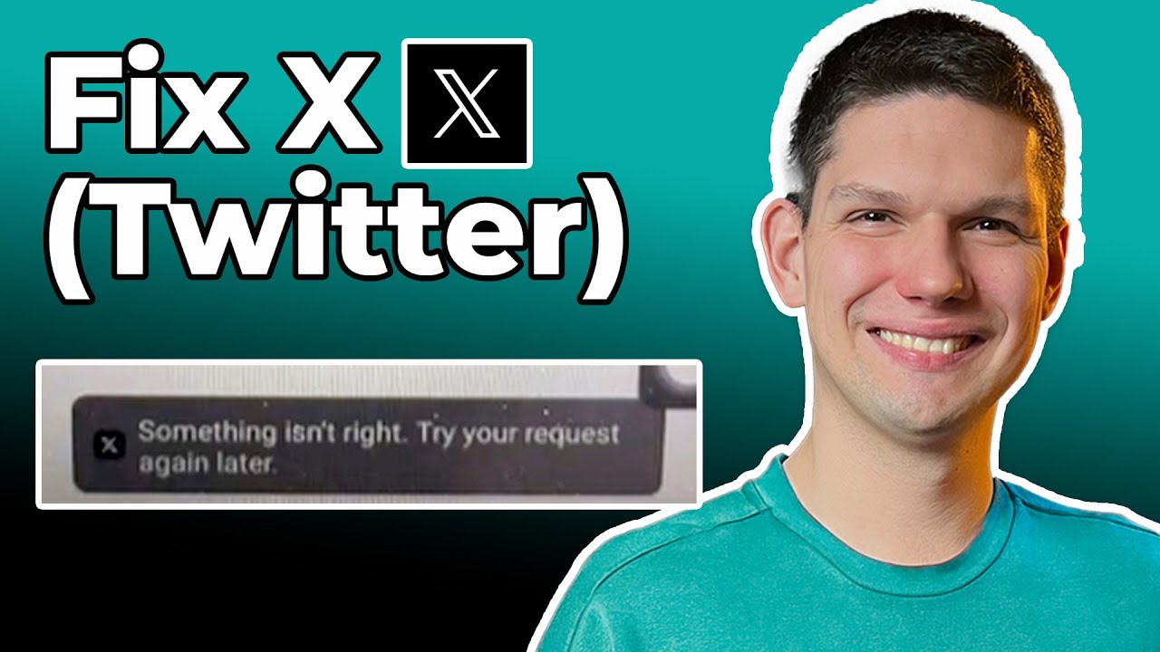 How To Fix Something Isn't Right Try Your Request Again Later On X Twitter