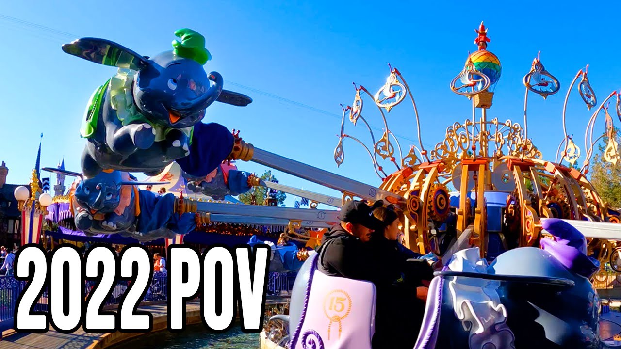 Dumbo the Flying Elephant - Disneyland 2022 [4K POV]