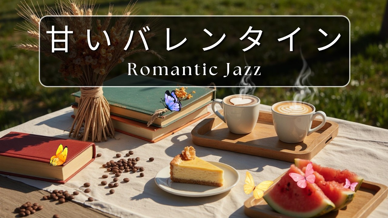 【バレンタインカフェBGM】甘くやさしいロマンティックジャズ ☕｜Valentine’s Day Jazz Piano & Sweet Bossa Nova