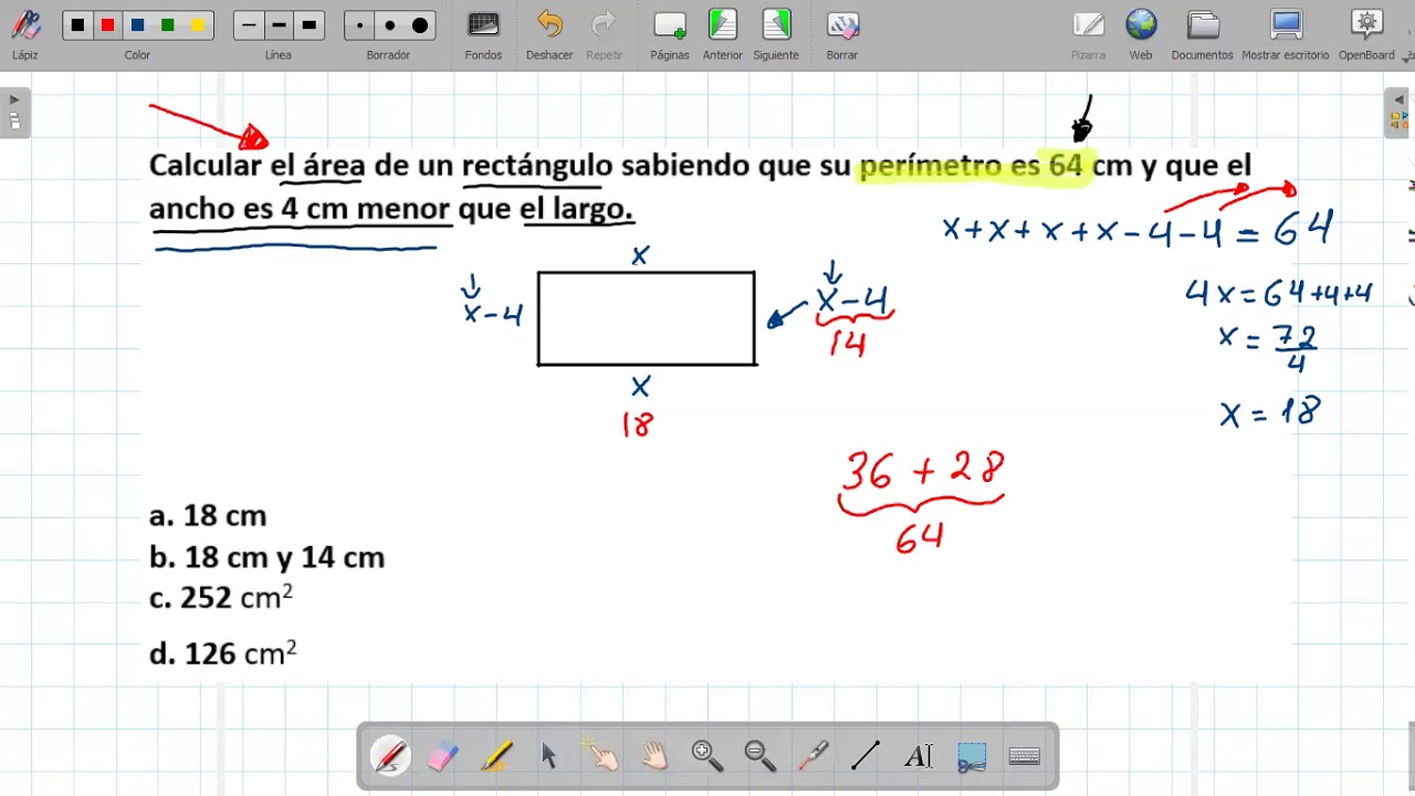 PROBLEMAS CON AREAS Y PERIMETROS