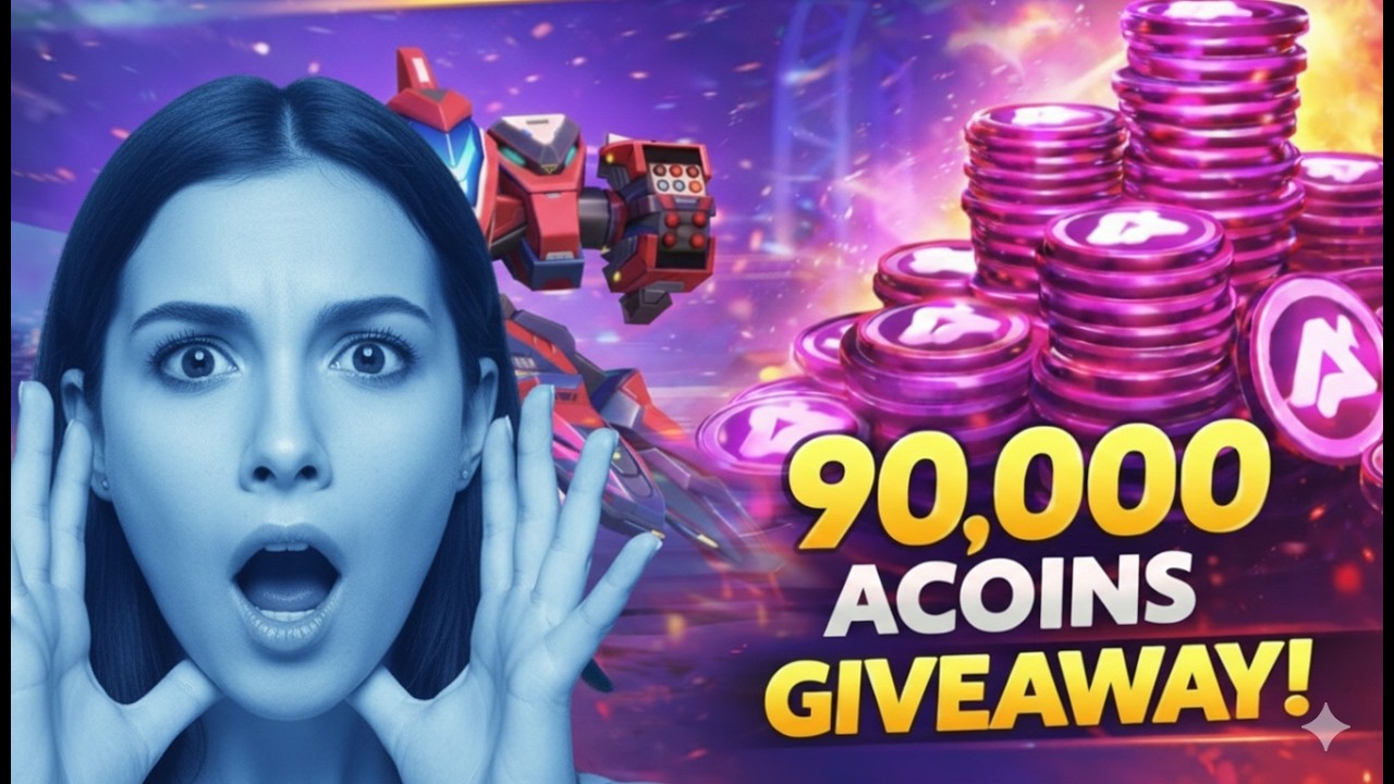 Mech Arena Giveaway 90K Acoins #mecharena #giveaway