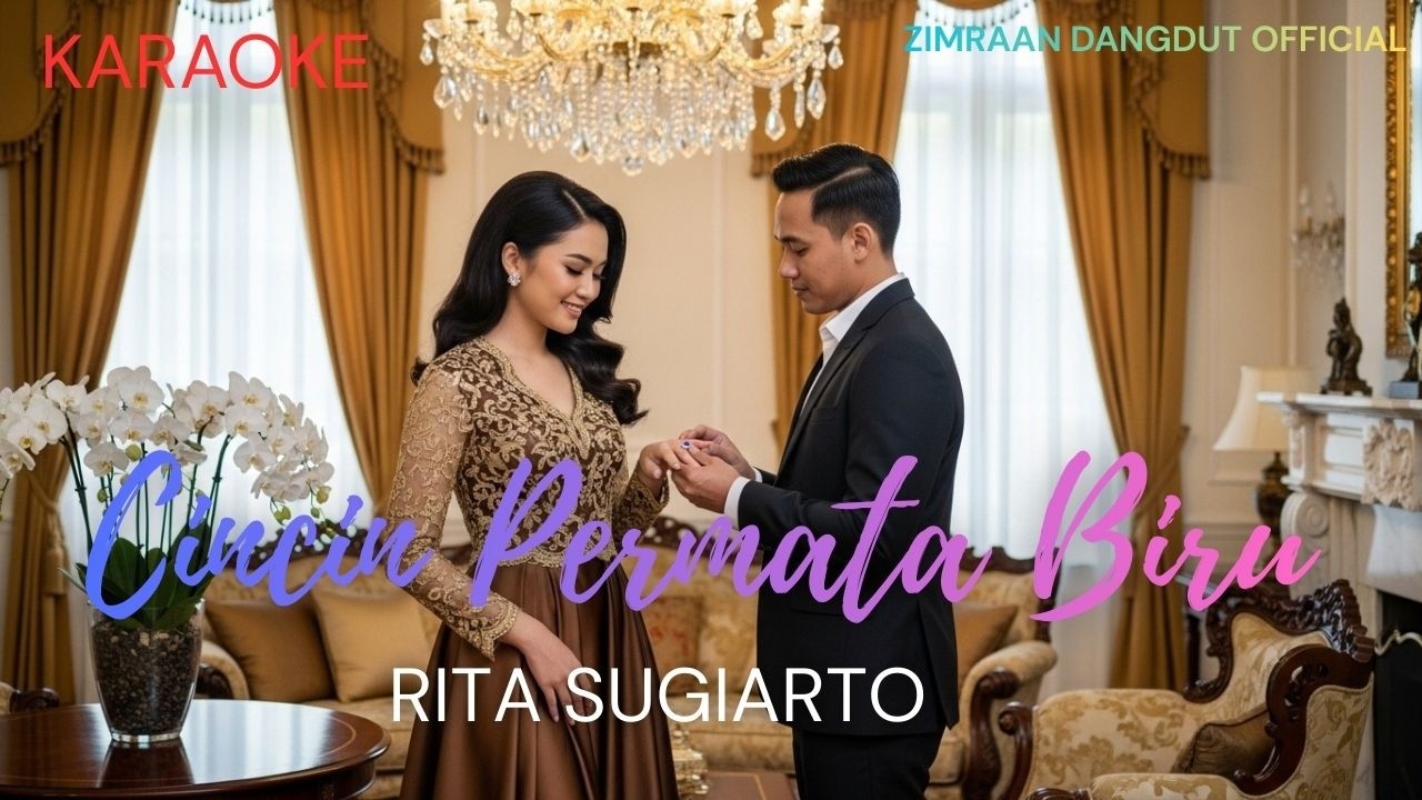 Cincin Permata Biru - Rita Sugiarto|Dangdut Karaoke Tanpa Vokal + Lirik by Zimraan Dangdut offficial
