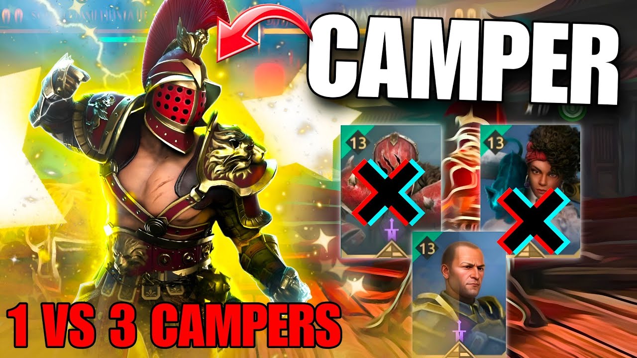 How to Defeat Ironclad Campers 🤔? Ironclad Camper Almost Destroyed My whole team - Shadow Fight 4