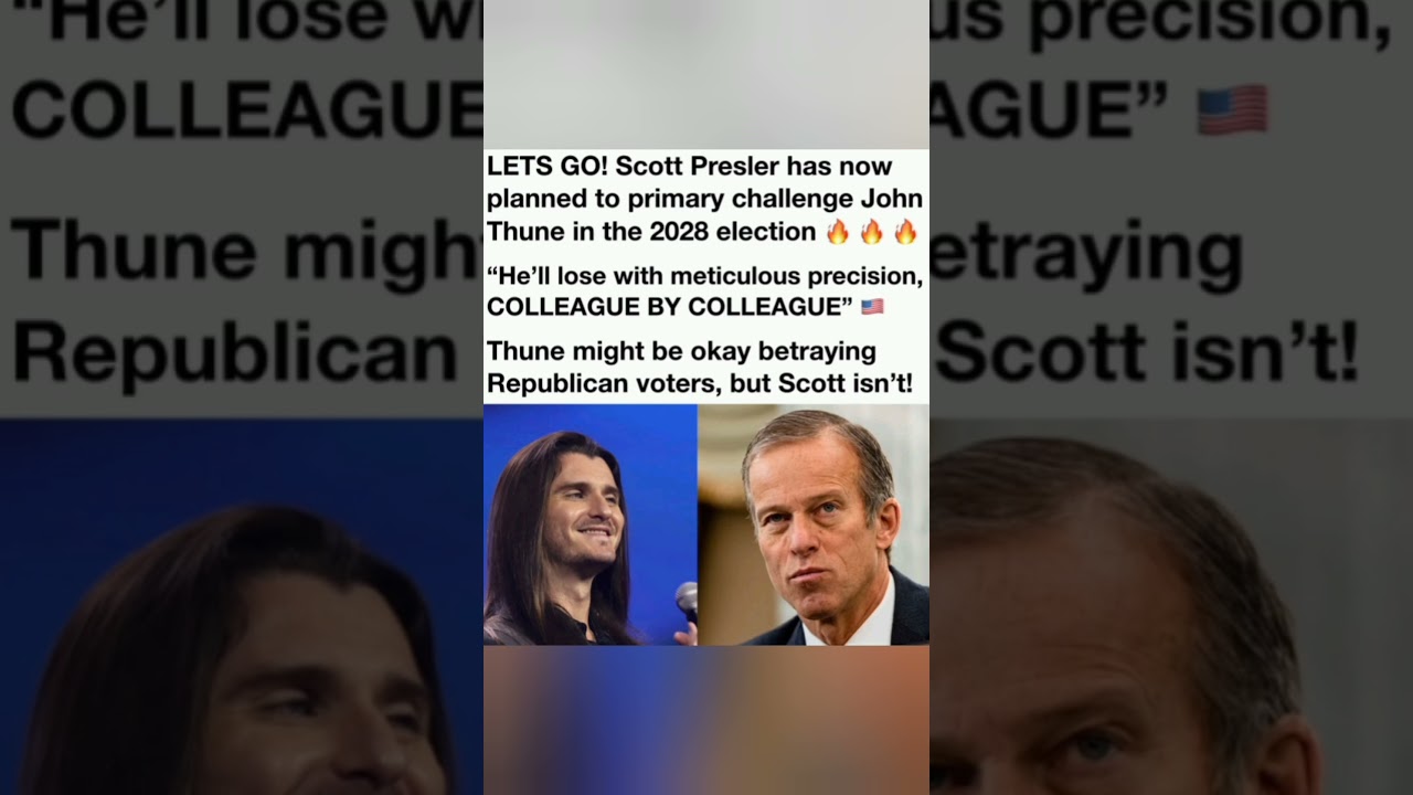 2028 showdown? 🇱🇷👀 #ScottPresler #JohnThune #Politics#Republicans#Election2028#BreakingNews#Trending