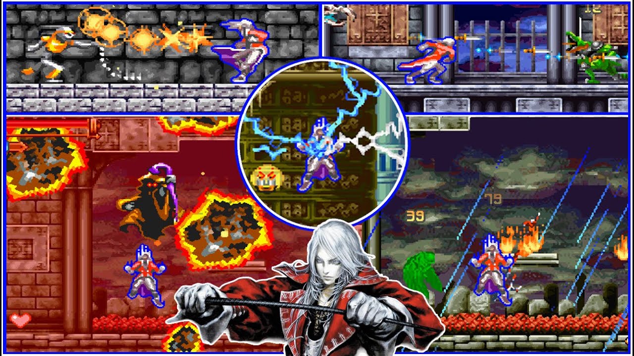 All Books & Sub-Weapons Showcase - Castlevania Harmony of Dissonance