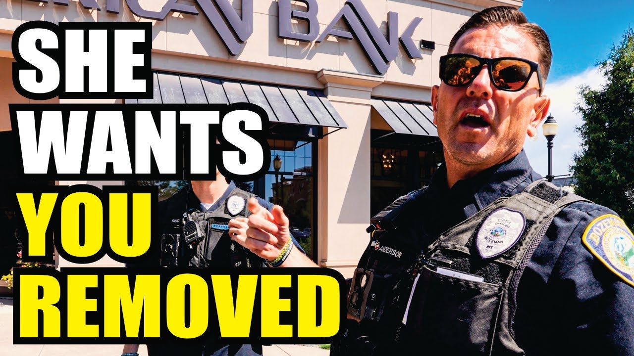 THEY ARE INSIDE THE BANK NOW- SEND POLICE !! BOZEMAN MONTANA