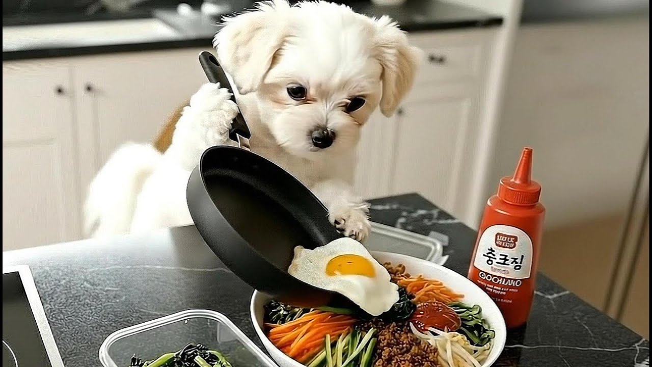 Home Alone Tiny Puppy Becomes a Chef... Then THIS Happened😭🚑