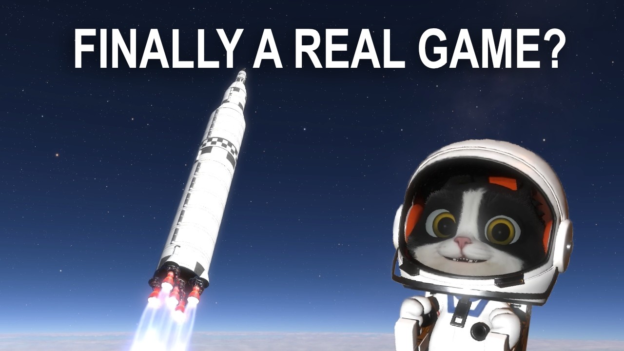 It's Finally a Game? Apollo Style Mission in Kitten Space Agency!