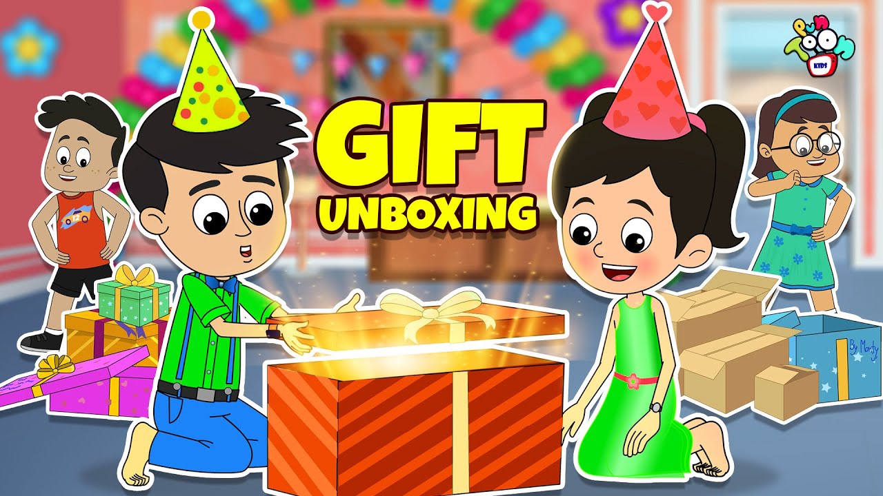 Unboxing Birthday Gifts | Telugu Kathalu | Moral Stories | Kids Animation Story | Puntoon Kids