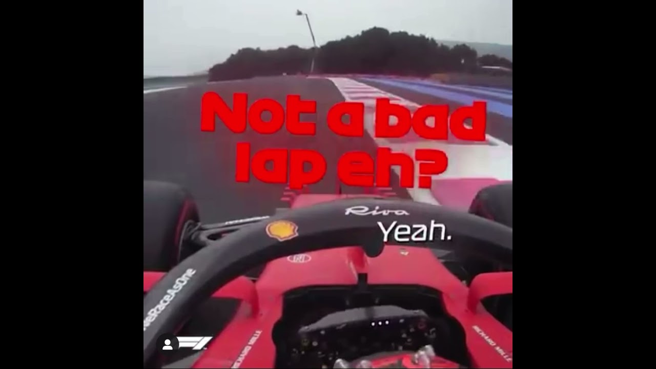 Not a bad lap he?!😂 GP di Francia