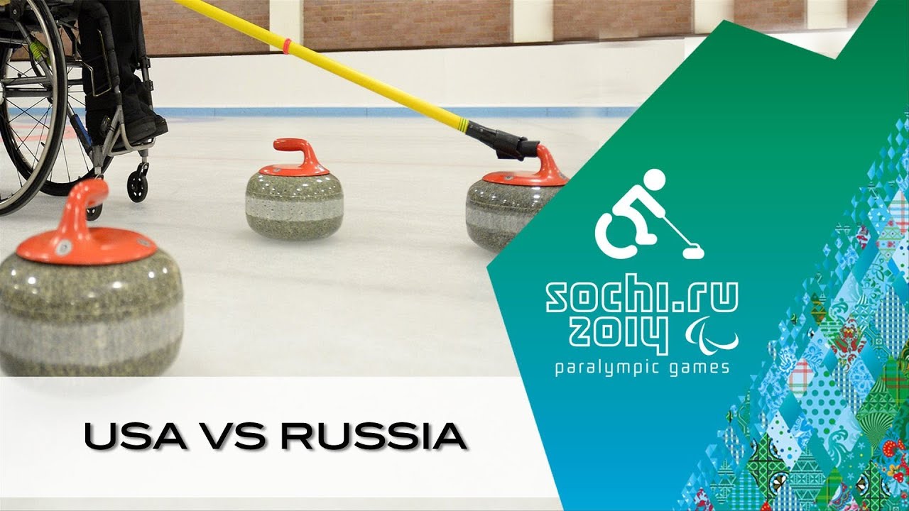 USA v Russia | Wheelchair curling| Sochi 2014 Paralympic Winter Games