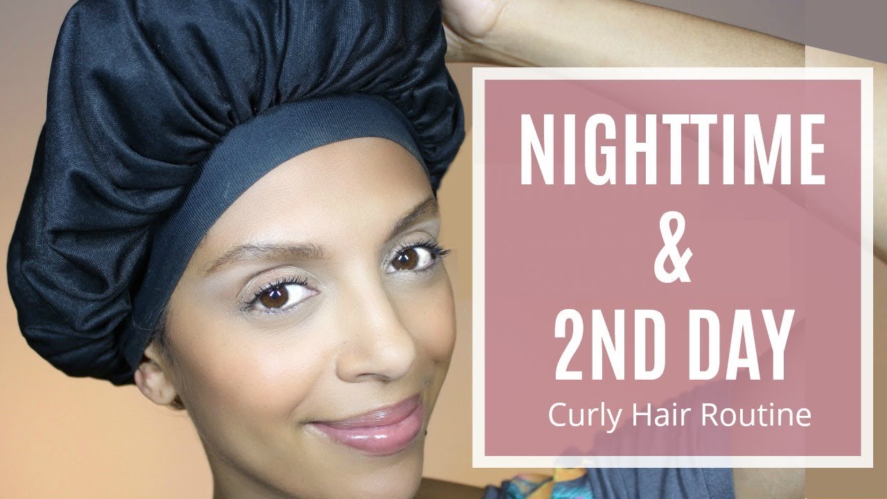 HOW TO: NIGHT TIME & 2ND DAY CURLY HAIR ROUTINE | DISCOCURLSTV