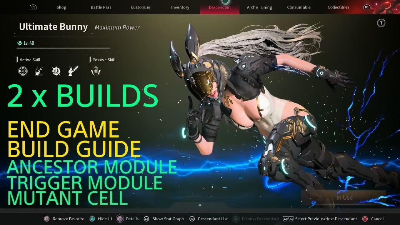 END GAME - ULTIMATE BUNNY BUILDS x2, ANCESTOR / TRIGGER MODULE / MUTANT CELL - The First Descendant