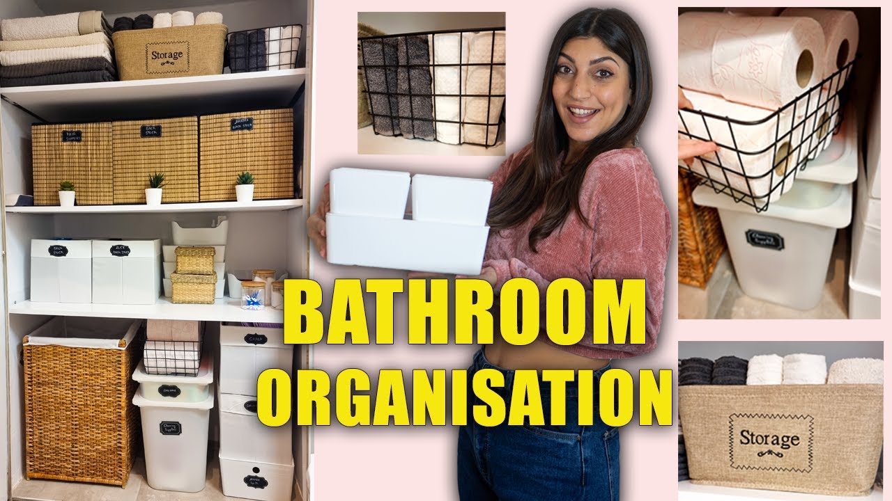 BATHROOM MAKEOVER | Οργάνωση Ντουλάπας Μπάνιου Aπό IKEA + JUMBO | Martha Assy