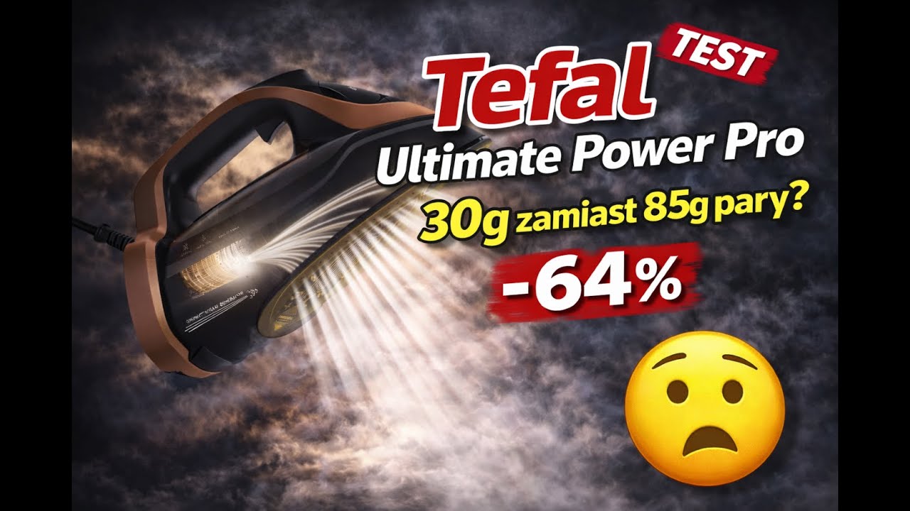 TEFAL Ultimate Power Pro (FV9E50E0) – obejrzyj zanim kupisz! TEST PARY💨