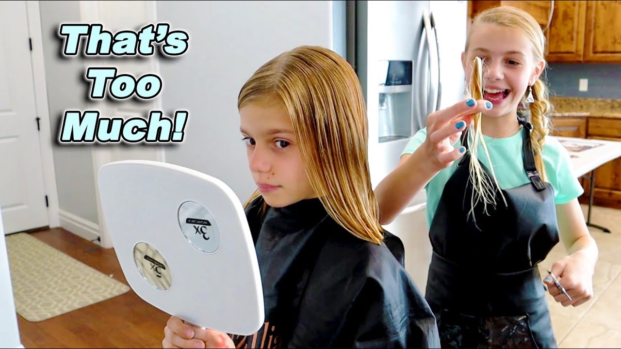 Savannah’s FIRST Time Cutting Hair!