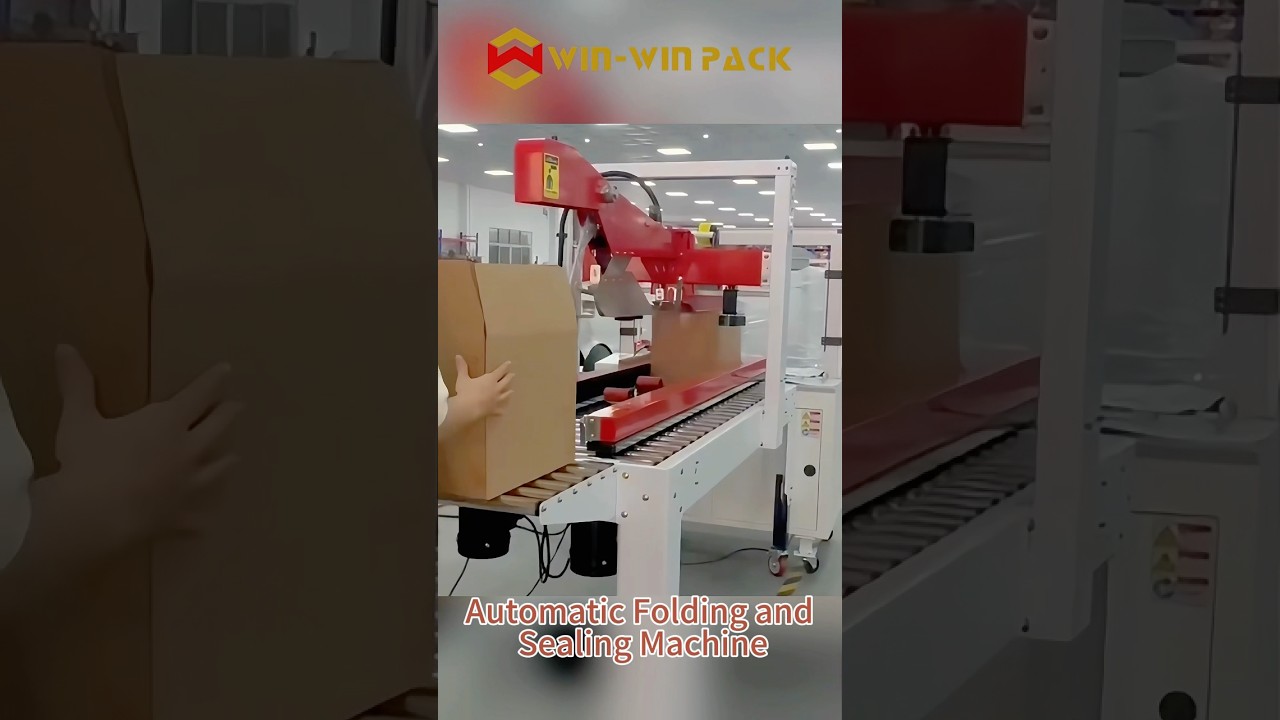 Flaps folding carton sealer/Taping machine #cartonsealer #casesealer #tapesealing #shorts