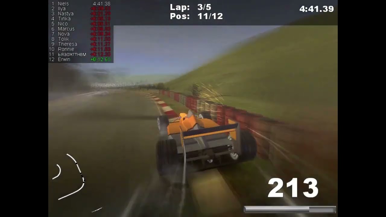F1 Chequered Flag track№11 West garden