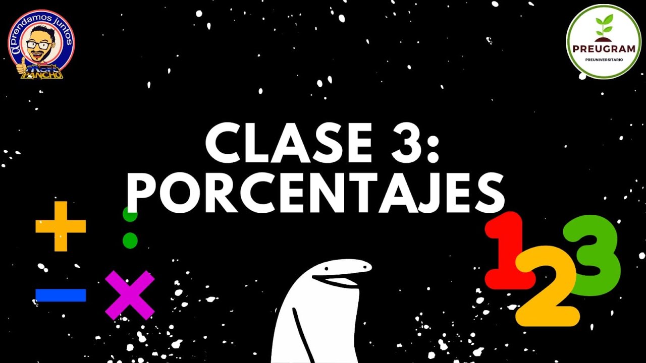 Clase 3: Porcentajes