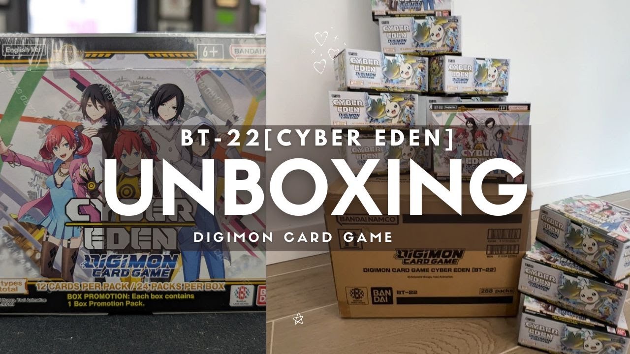 Abrimos un CASE de BT22: Cyber Eden... Y FUE UN DESASTRE | Digimon Card Game