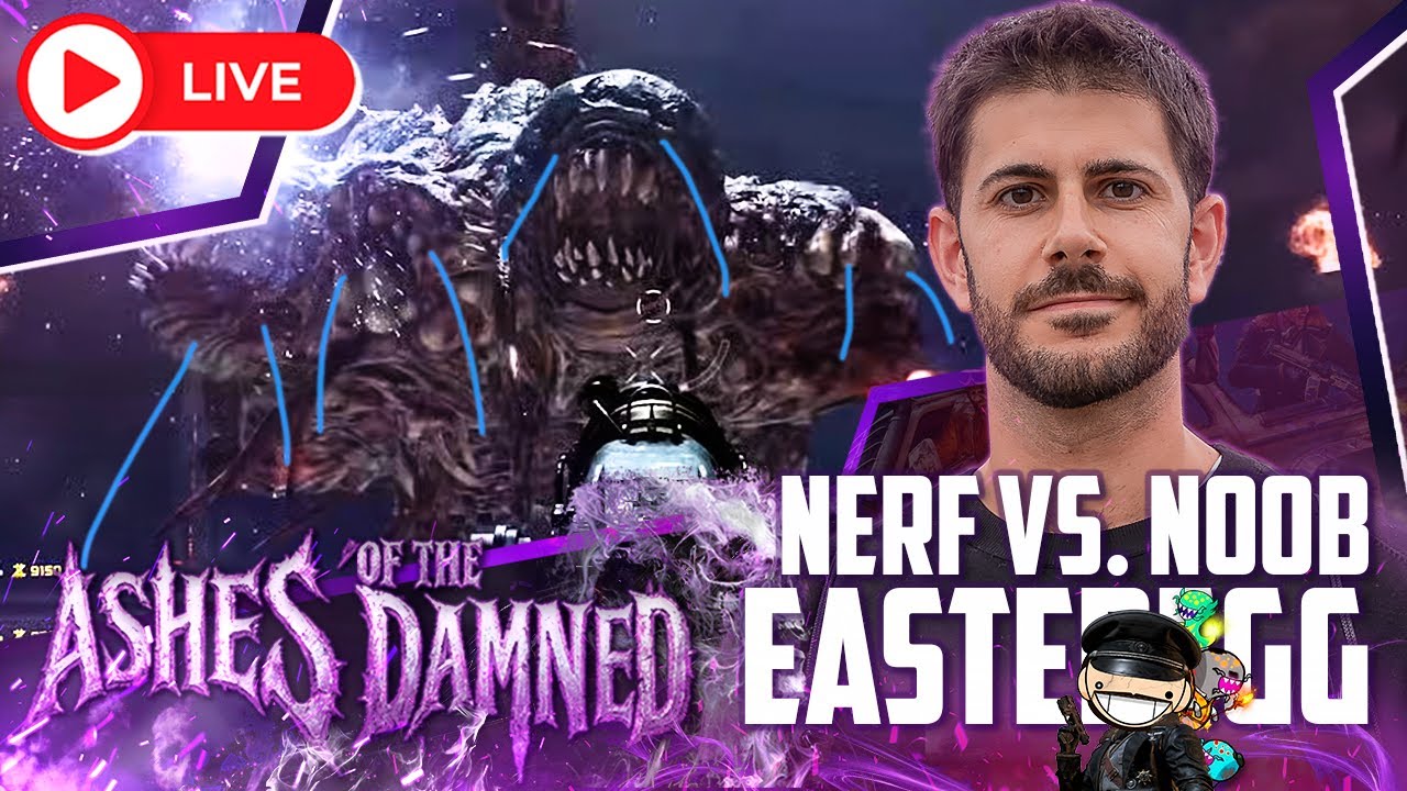 Easter Egg Nerfeado vs. Noob - Ashes of the Damned (Black Ops 7 Zombies)