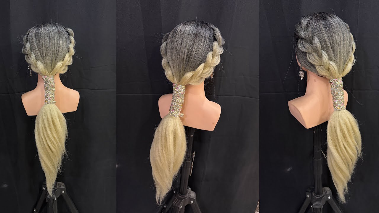 🌸 Trendy Party Hairstyle for Girls | Quick & Easy