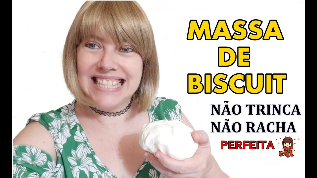 massa de biscuit caseira,nao racha e nao trinca,porcelana fria