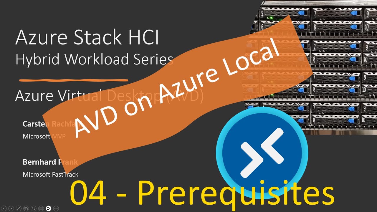 AVD On Azure Local - 04 Prerequisites