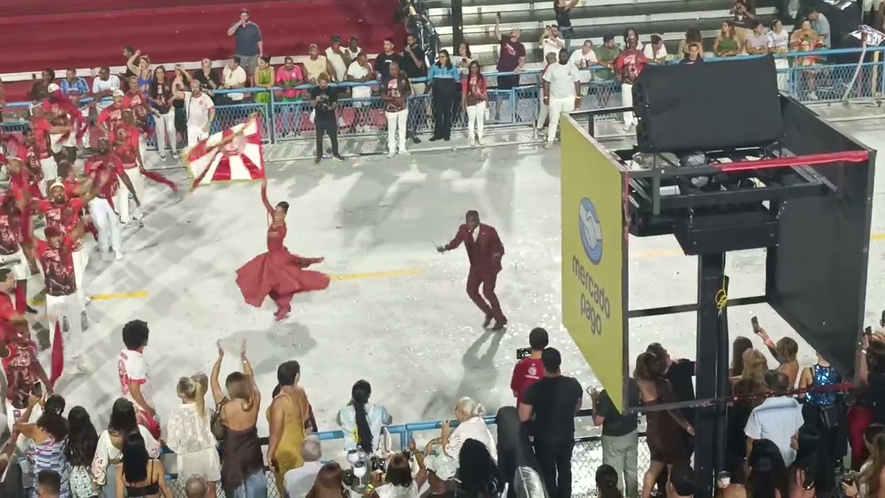Ensaios técnicos 2026: 1º casal de MSPB do GRES Salgueiro – coreografia de deslocamento.