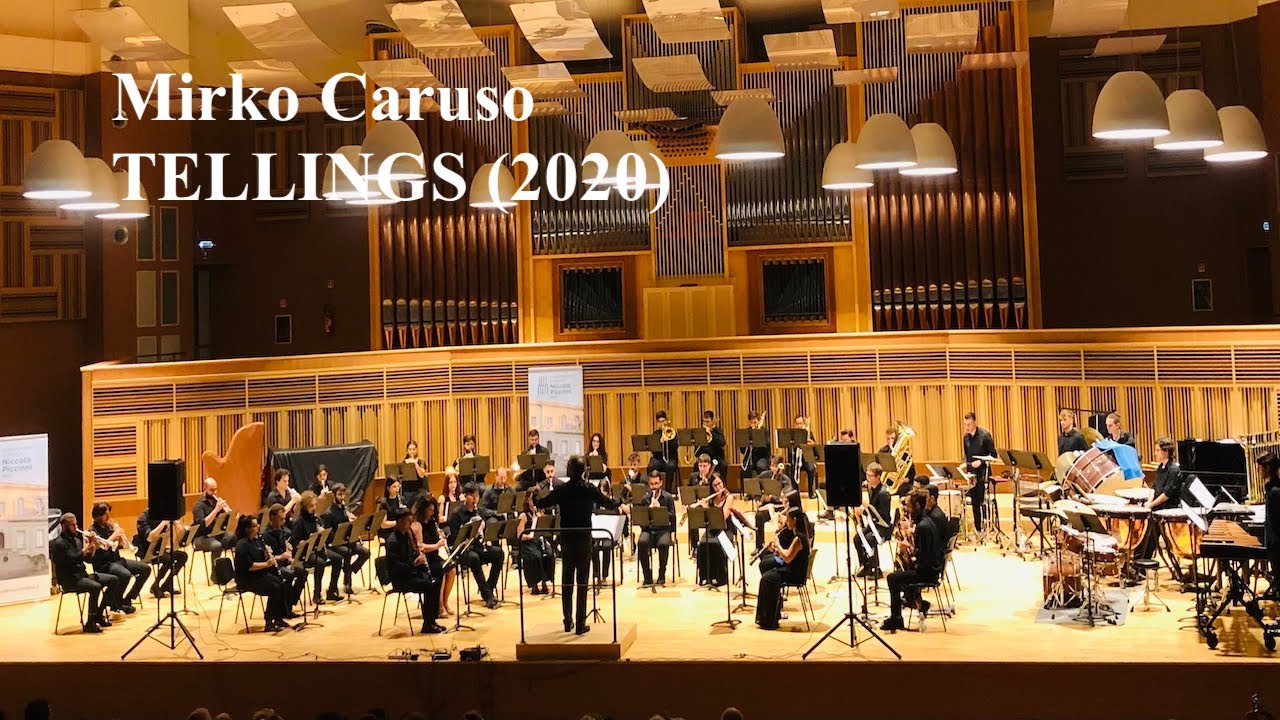 Mirko Caruso, TELLINGS for Symphonic Band (2020) | Orchestra di Fiati DSF del Conservatorio di Bari