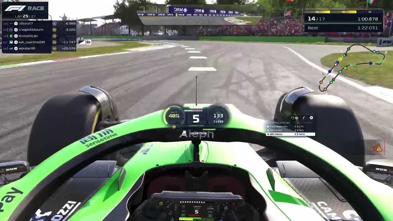 PRL: Sunday Mixed Tier: Season 15: Race 13/14: Monza