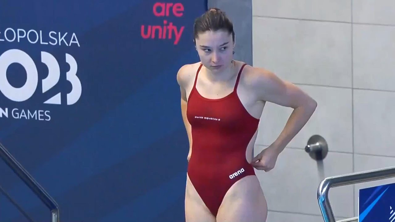Madeline Marie Coquoz (SUI) | 1m Springboard | Women's Diving European Game Krakow