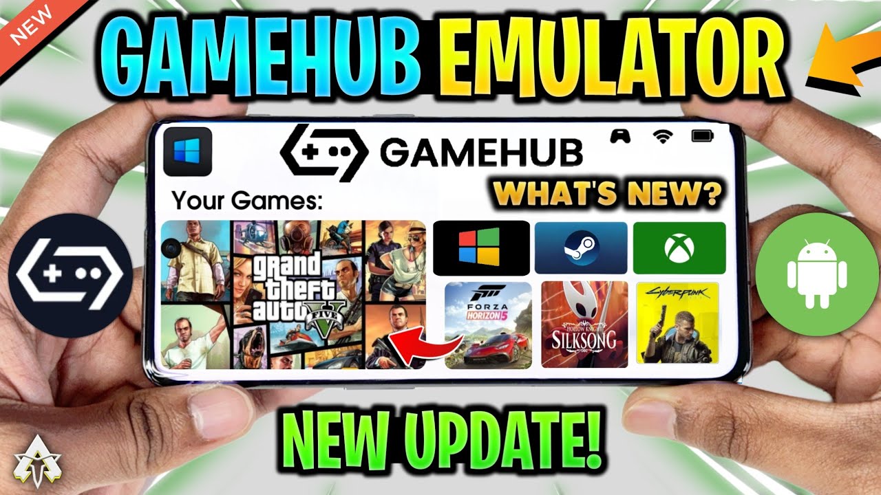NEW 🔥 GAMEHUB EMULATOR ANDROID UPDATE! - SETUP/GAMEPLAY & WHAT'S NEW? | BEST WINDOWS EMULATOR!