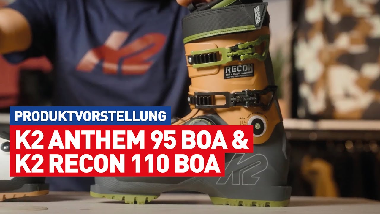 Skischuhe: K2 Anthem 95 & K2 Recon 110 inkl. BOA® Fit System || Produktvorstellung