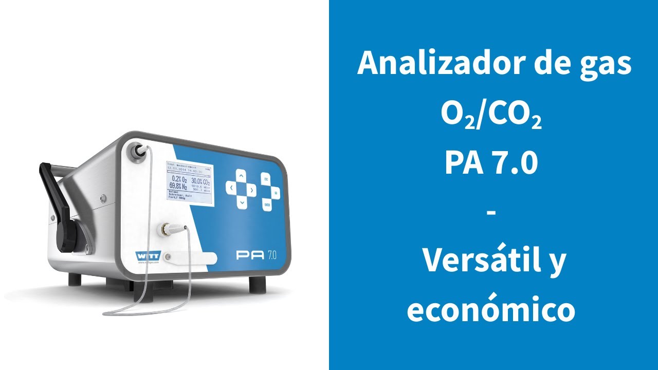 Analizador de gases PA 7.0: monitorización O₂/CO₂ en línea y por muestreo para MAP, soldadura, corte
