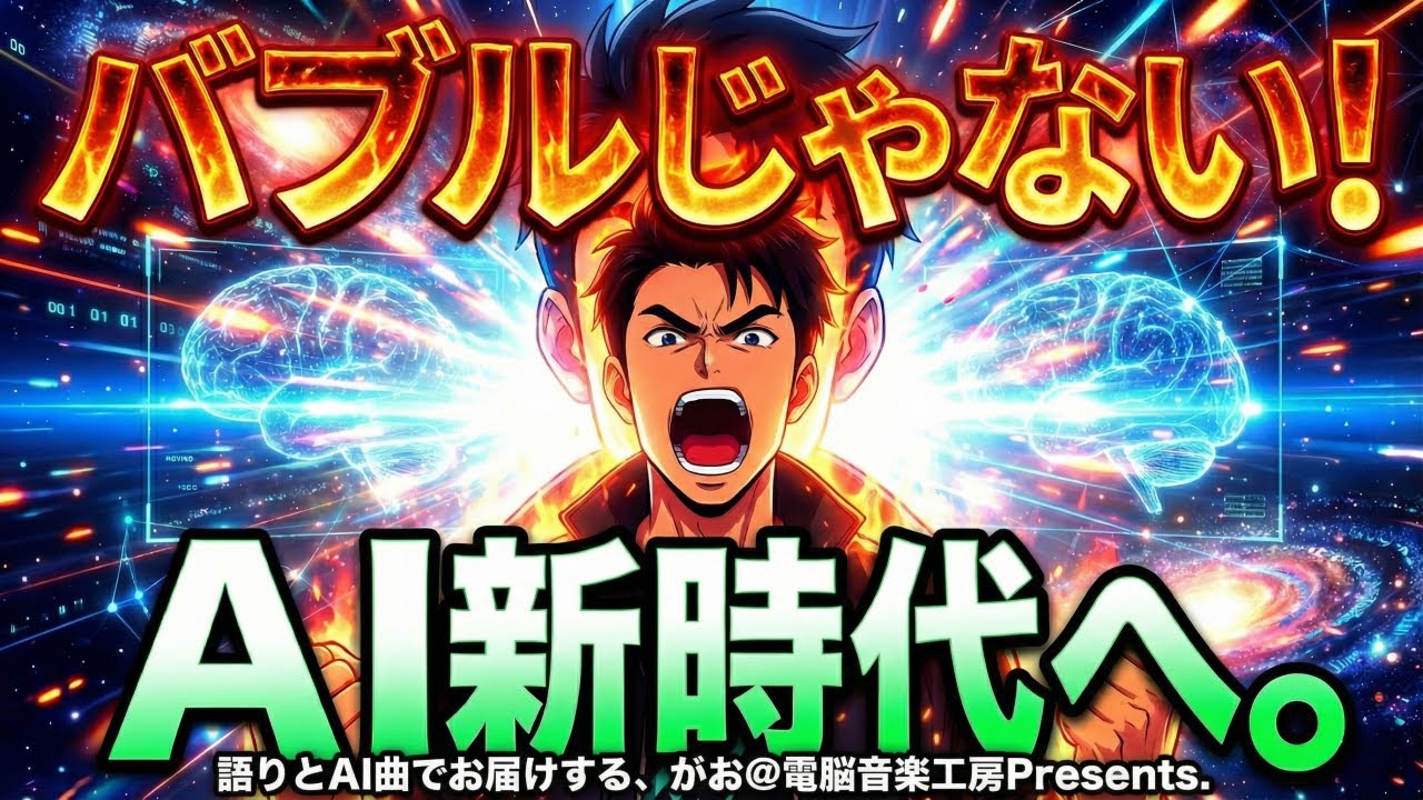 【AIは終わらない】バブルじゃない！｜それでも輝く稲妻のように（AIオリジナル）