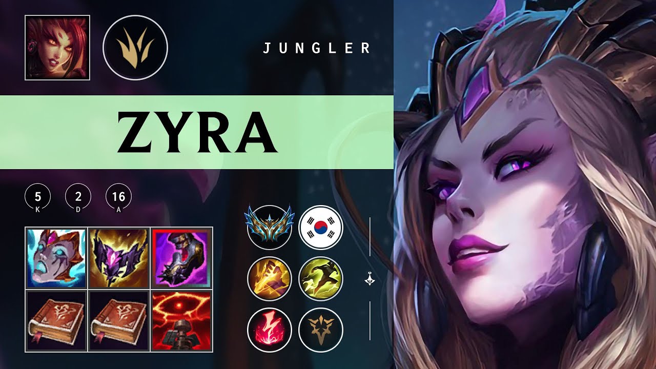 Zyra Jungle vs Jayce - KR Challenger Patch 25.23