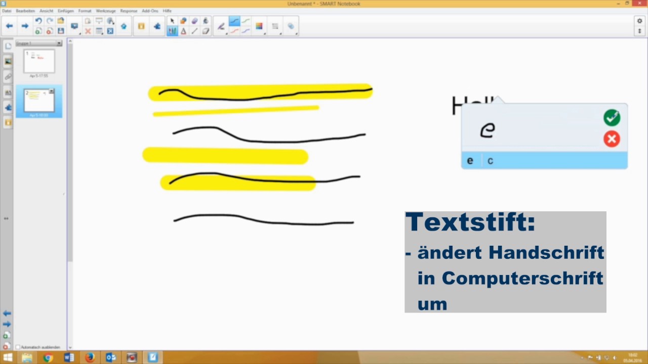 Einsteiger (1/5) - Stiftenutzung beim Interaktiven Whiteboard