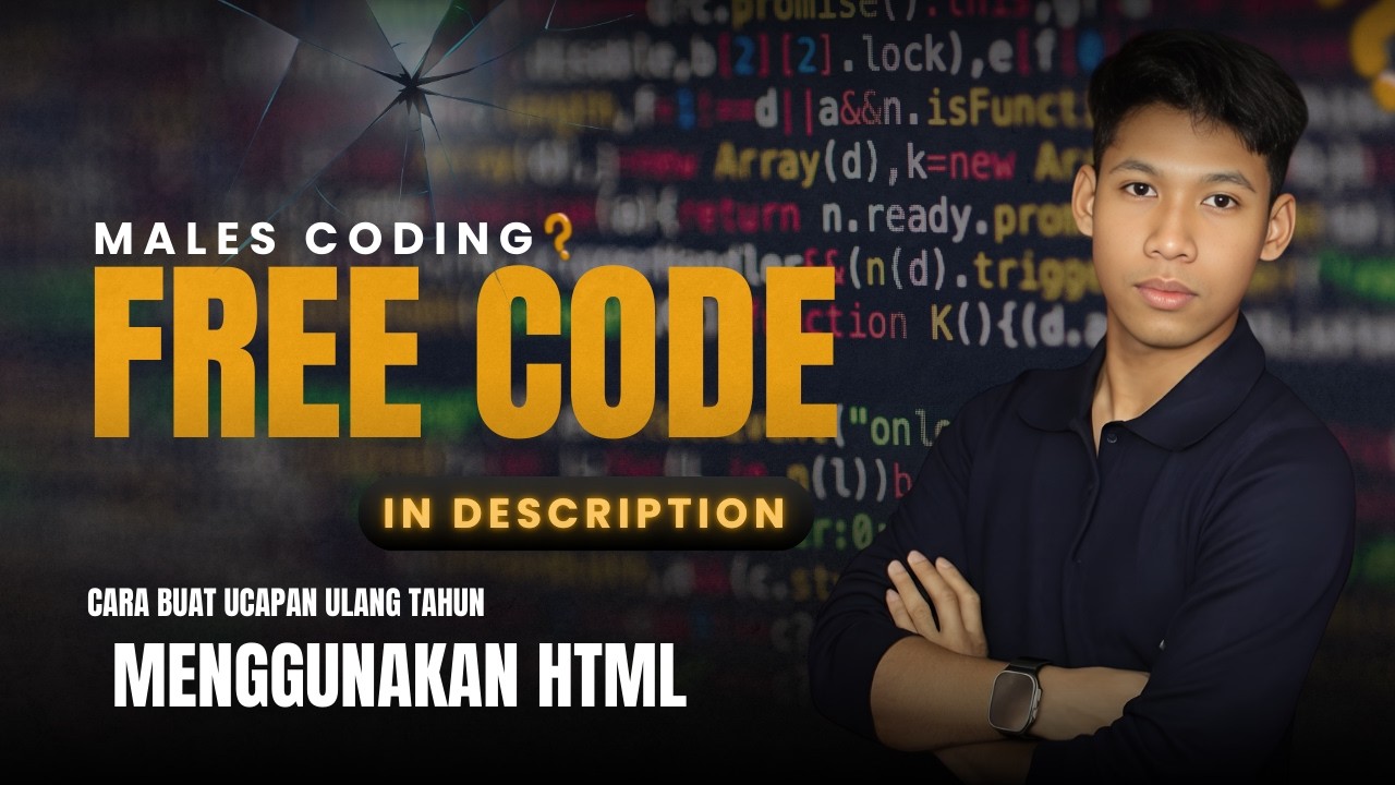 CARA BUAT UCAPAN ULANG TAHUN MENGGUNAKAN HTML