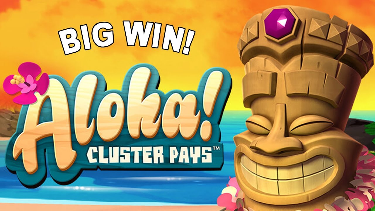 BIG WIN on Aloha Cluster Pays Slot - &pound;1.60 Bet