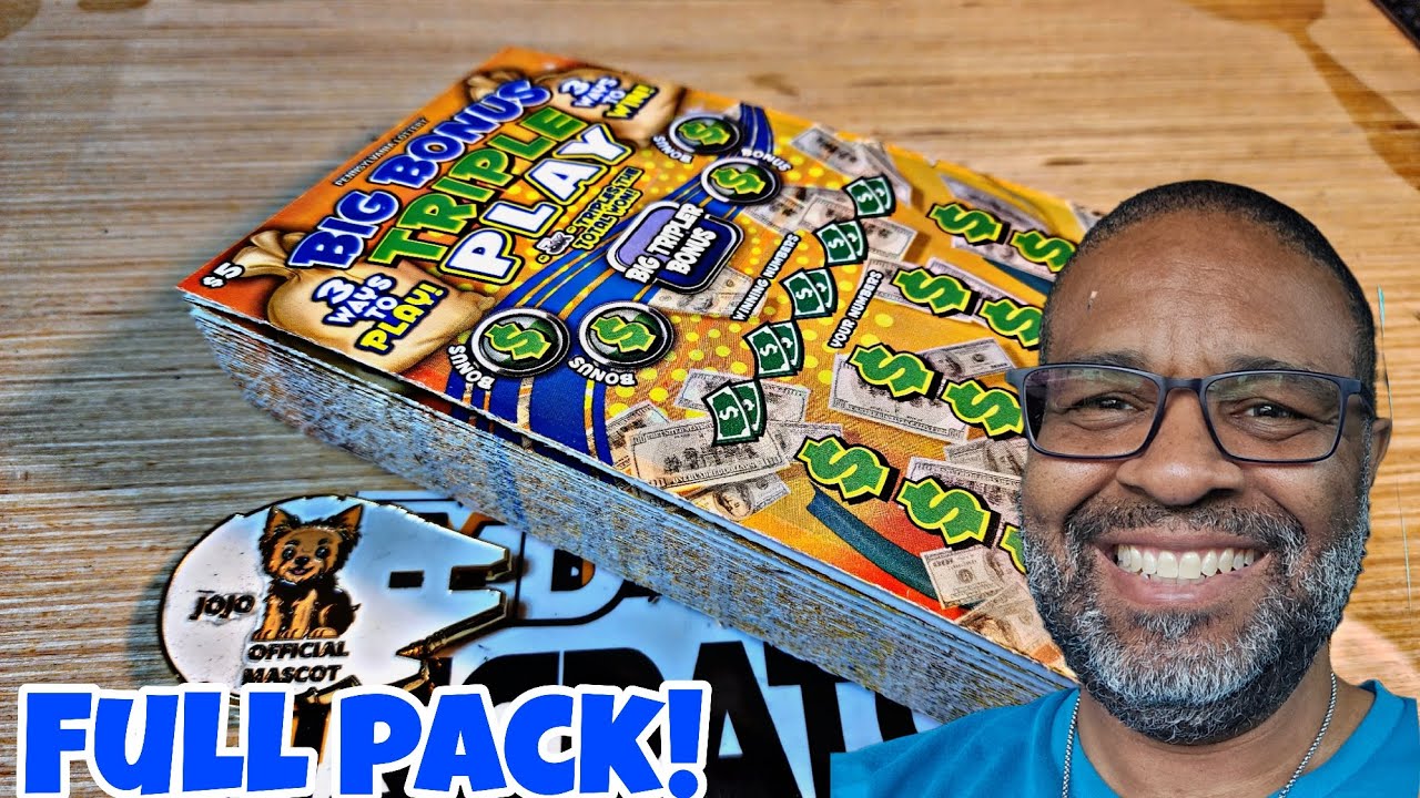 BIG BONUS TRIPLE PLAY | FULL PACK | PA LOTTERY SCRATCH OFF TICKETS 